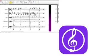 برنامج التدوين الموسيقي بالحاسوب sibelius